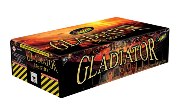 Gladiator Single Ignition Firework by Standard Fireworks.